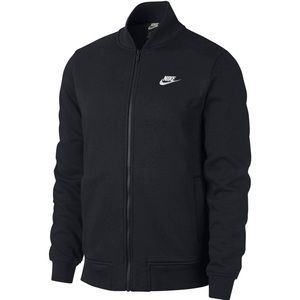 Nike black fleece bomber jacket M
